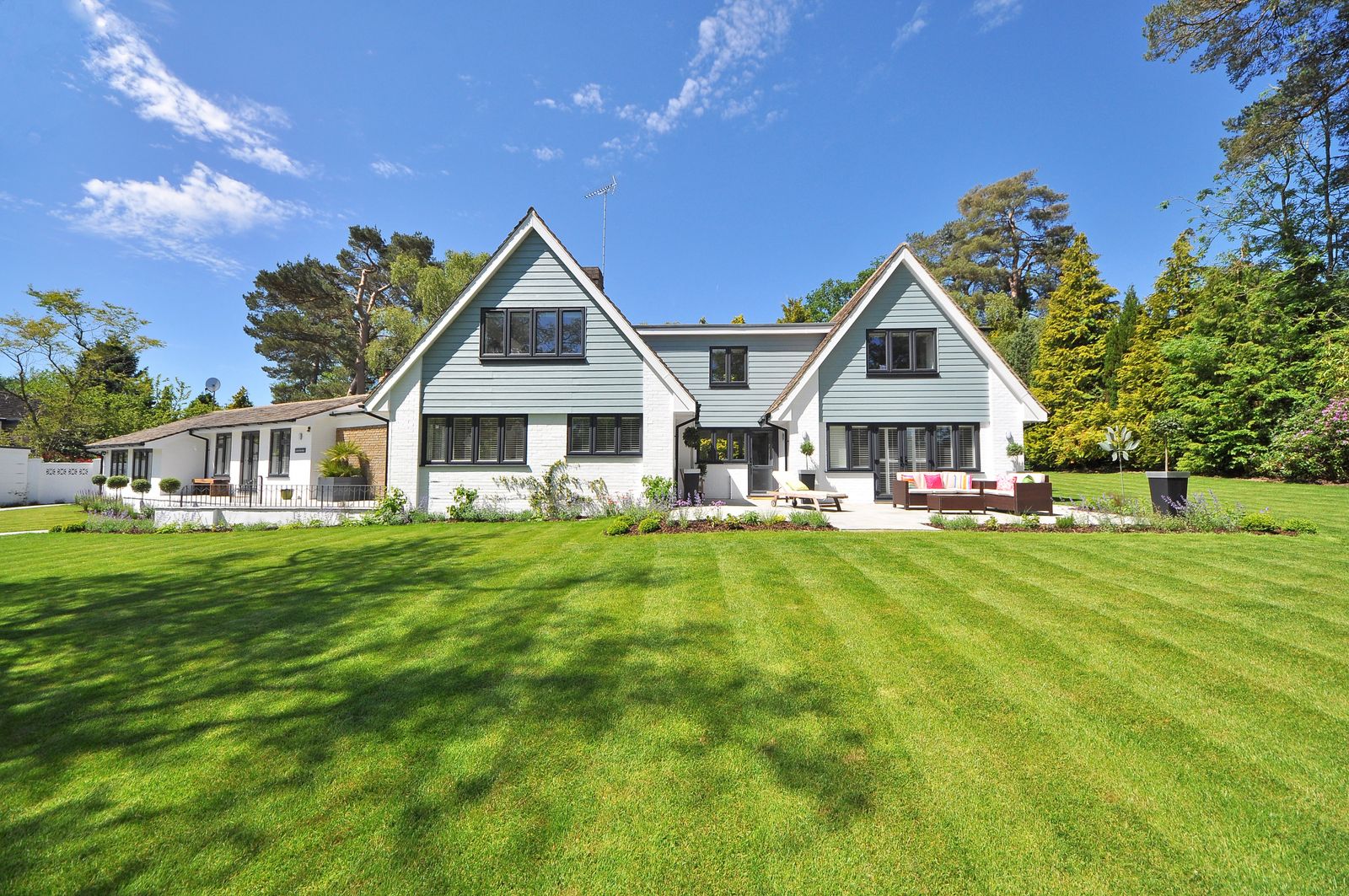 Well-kept home exteriors